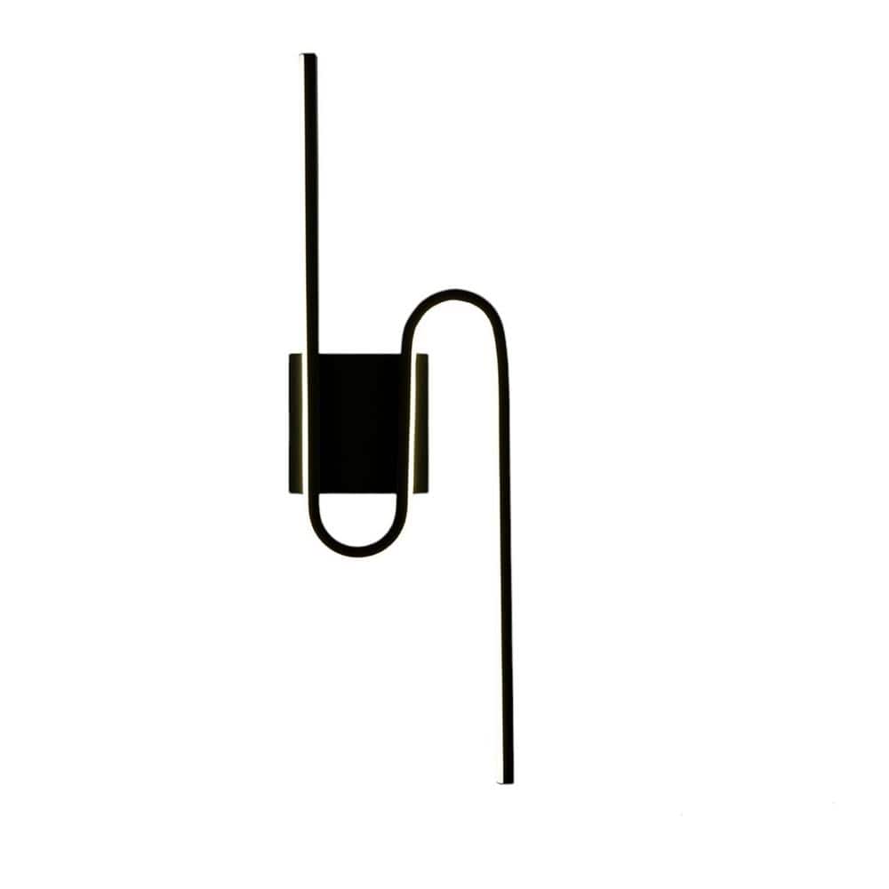 26.38 in. Black Modern Indoor LED Sconces Wall Lighting Metal price history on PriceWatchPro