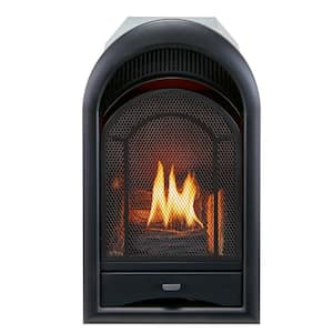 Ventless Fireplace Insert Thermostat Control Arched Door -15,000 BTU
