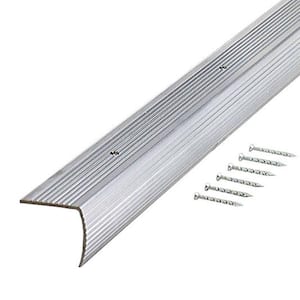 Silver Fluted 36 in. Stair Edging