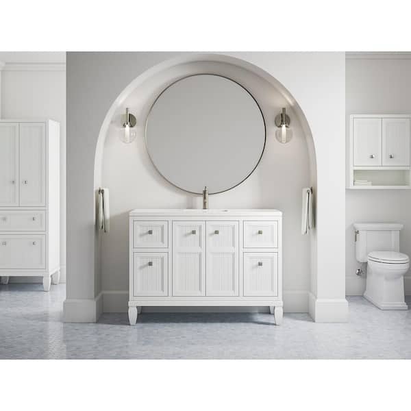 KOHLER Hearthaven 24 in. W Linen Cabinet in White
