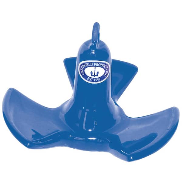 Vinyl Coated River Anchor - Royal Blue, 20 lb.