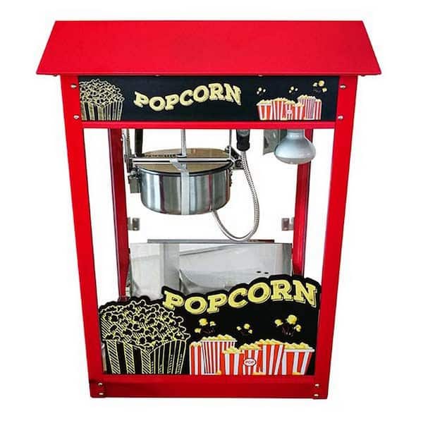 Unbranded Commercial 1320 W 8 oz. Red Popcorn Machine