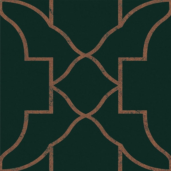 Graham & Brown Versailles Emerald Green Removable Wallpaper Sample