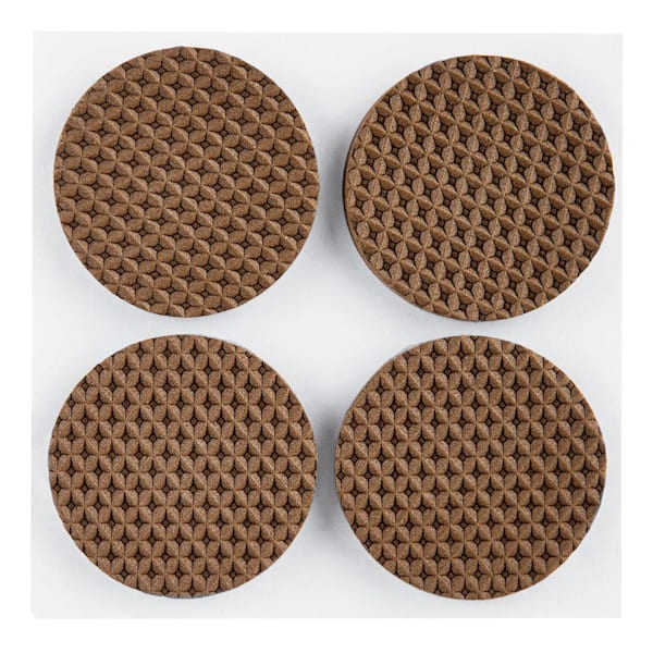 Scotch 1.5 in. Brown Round Hard Surface Gripping Pads (8-Pack) SP940-NA -  The Home Depot