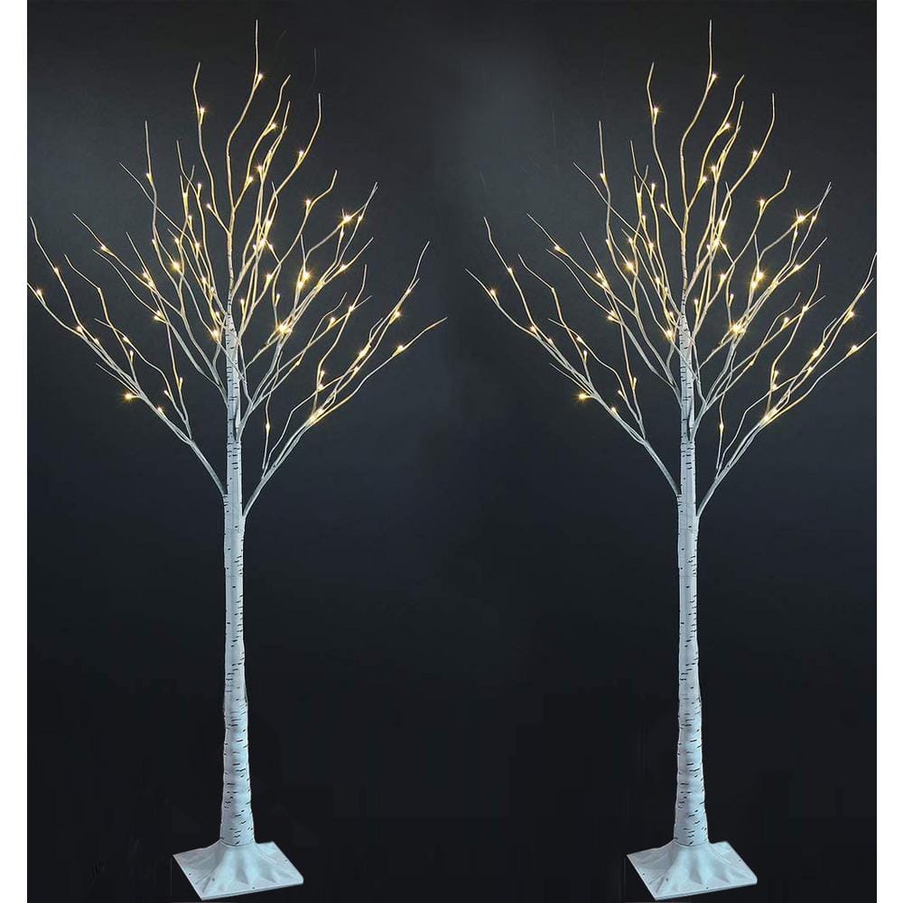 Birch Trees/branches for Decor Not to Plant Bundle of Two Trees 4ft to 8ft  