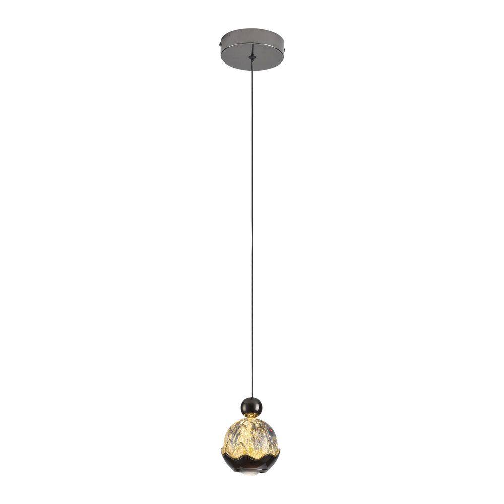 10 Watt Black Landscape Texture Modern LED Globe Adjustable Hanging Pendant Light with Clear Glass Shade for Bedroom price history on PriceWatchPro