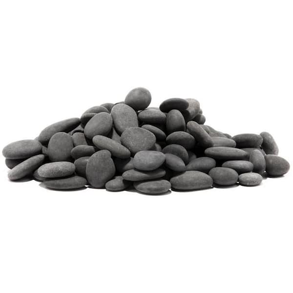 Rain Forest 2200 lbs. Small 1-1.5 in. Grey Mexican Beach Pebbles (Super Sack/Covers 170 sq. ft)