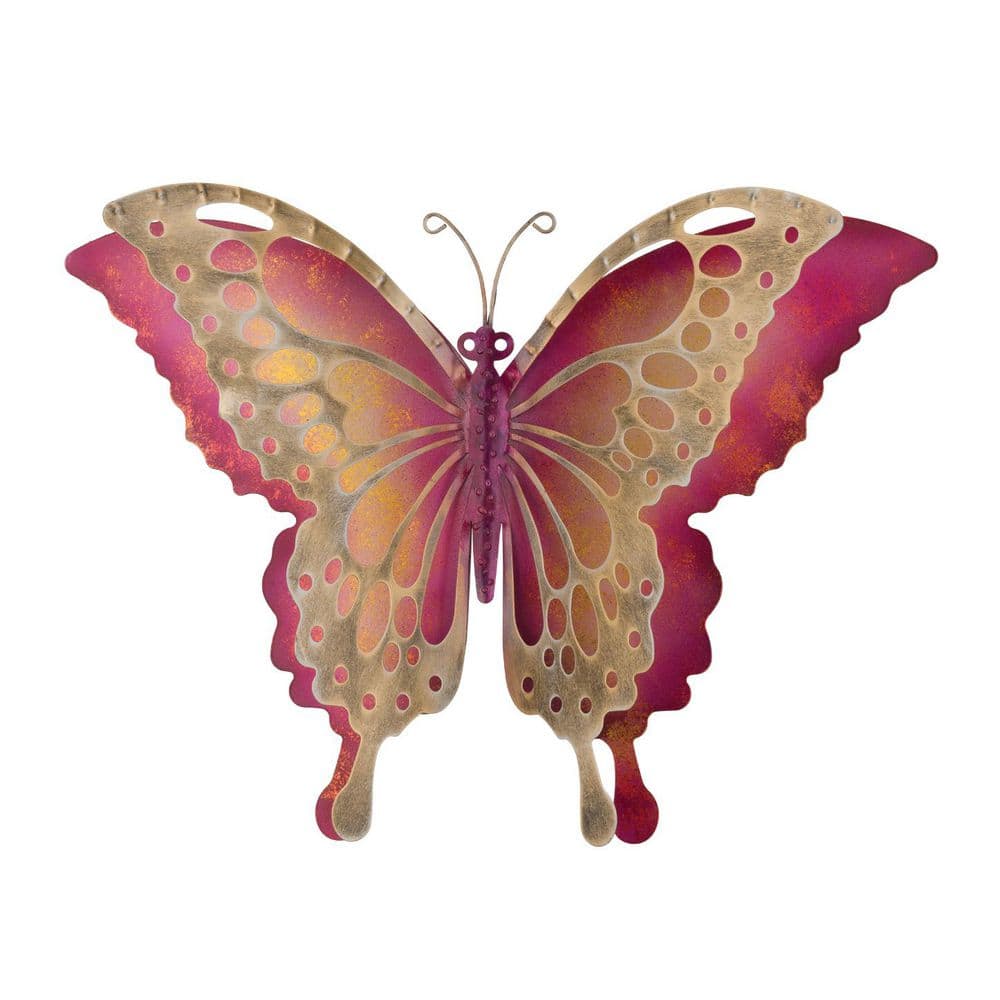 Butterfly Wall Decor 19 in.-Pink price history on PriceWatchPro