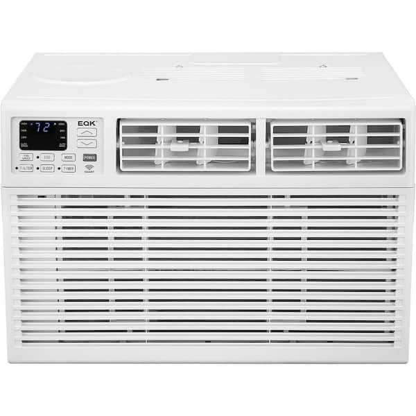 EMERSON QUIET KOOL 15,000 BTU 115V Window Air Conditioner Cools 700 Sq. Ft. with Remote, Wi-Fi and Voice Control in White