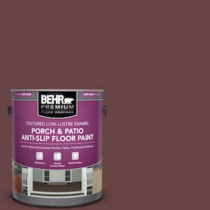 1 gal. #MQ1-14 Twinberry Textured Low-Lustre Enamel Interior/Exterior Porch and Patio Anti-Slip Floor Paint