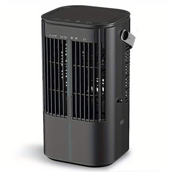 Adrinfly Portable Air Conditioner with 1000 ml Water Tank, 3 Speeds, 7 LED Lights Cools Small Areas