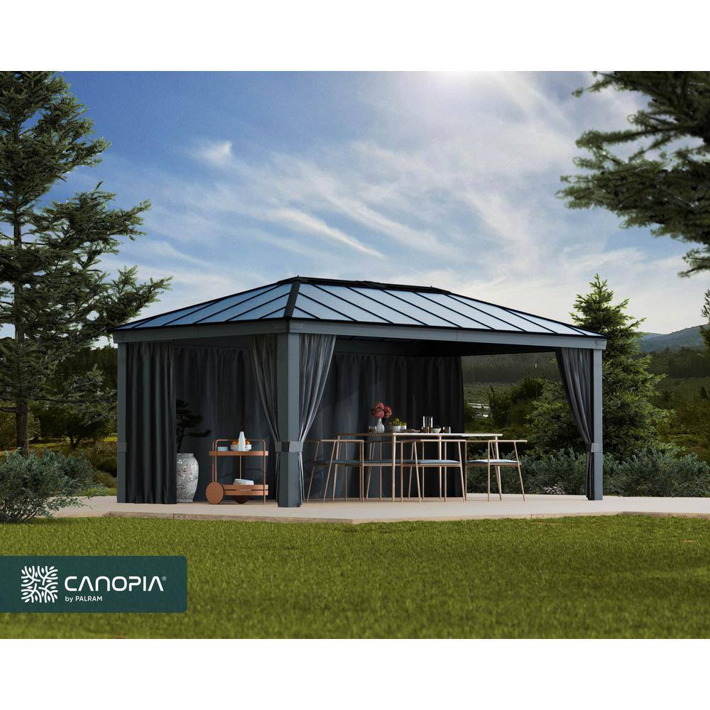 CANOPIA by PALRAM Curtain Set for Dallas 12 ft. x 20 ft. Outdoor