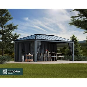 Curtain Set for Dallas 12 ft. x 20 ft. Outdoor Gazebo