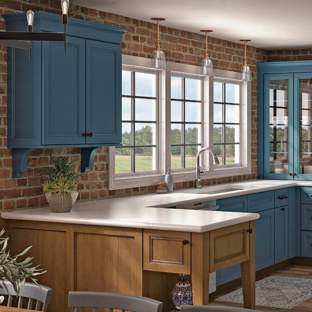 Installed Cabinet Makeover Recessed Panel Cabinet Doors