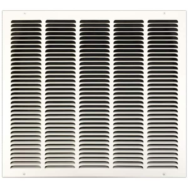 SPEEDI-GRILLE 20 in. x 18 in. Return Air Vent Grille with Fixed Blades, White