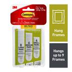 Picture Hanging Strips Variety Pack, White, Damage Free Decorating, 18 Pairs