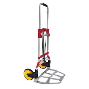 264 lbs. Capacity Folding Aluminum Hand Truck For Home, Office, Business, Travel Or Shopping
