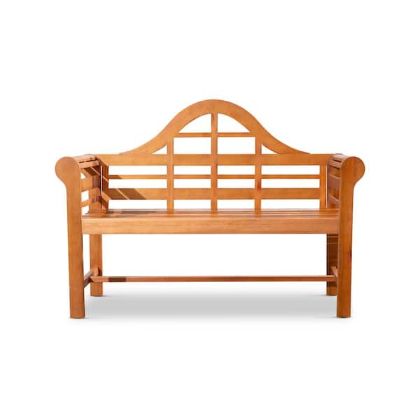 HOTEBIKE 4 ft. Natural Oil Wood Indoor/Outdoor Eucalyptus Bench