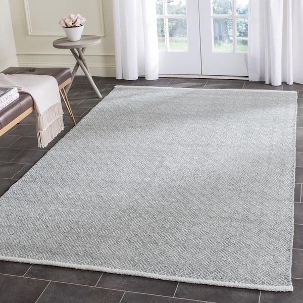 Boston Grey Doormat 3 ft. x 4 ft. Geometric Area Rug
