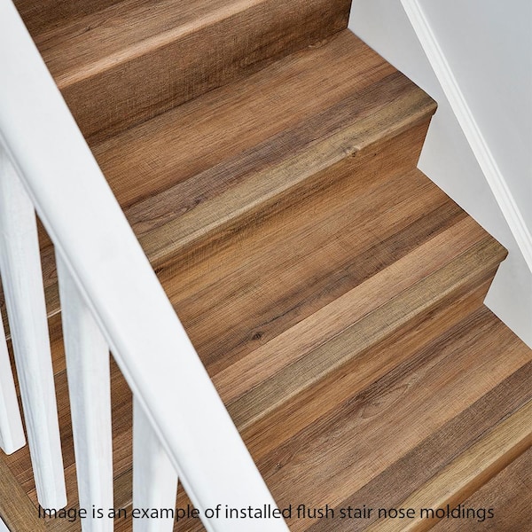 Home Decorators Collection Stony Oak, Vinyl Plank Flooring Stair Treads
