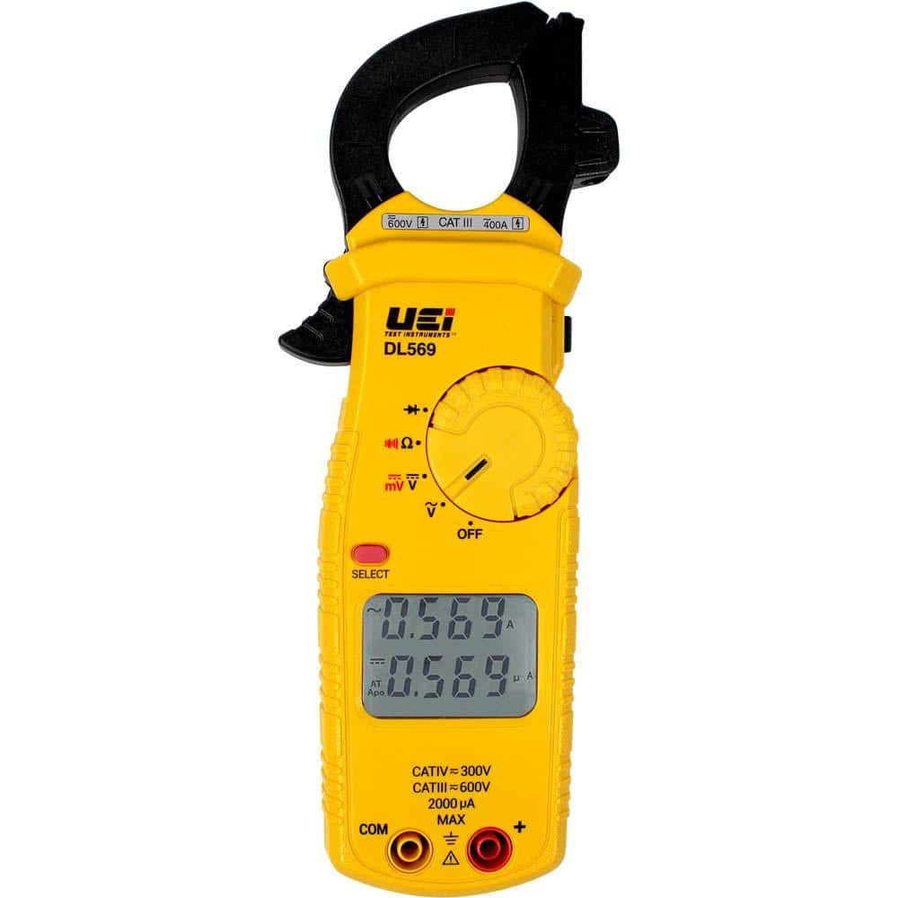 UEi Test Instruments 400 Amp Dual Display Clamp Meter with Test Lead