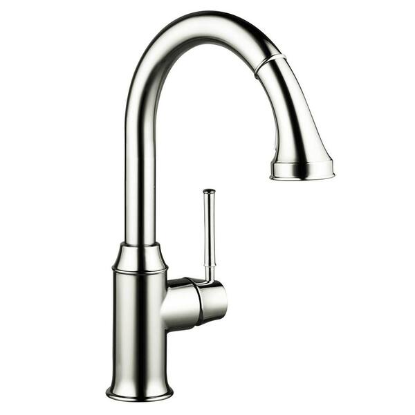 Talis C Single Handle Pull Down Sprayer Kitchen Faucet with QuickClean