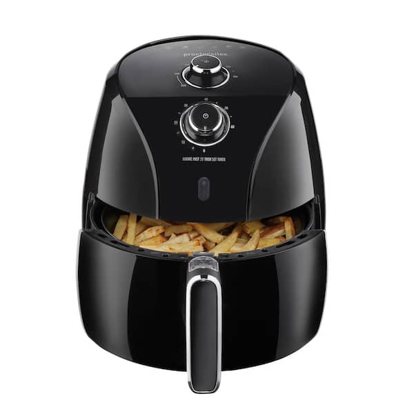 5.2 Qt. Black Air Fryer with 60-Minute Timer