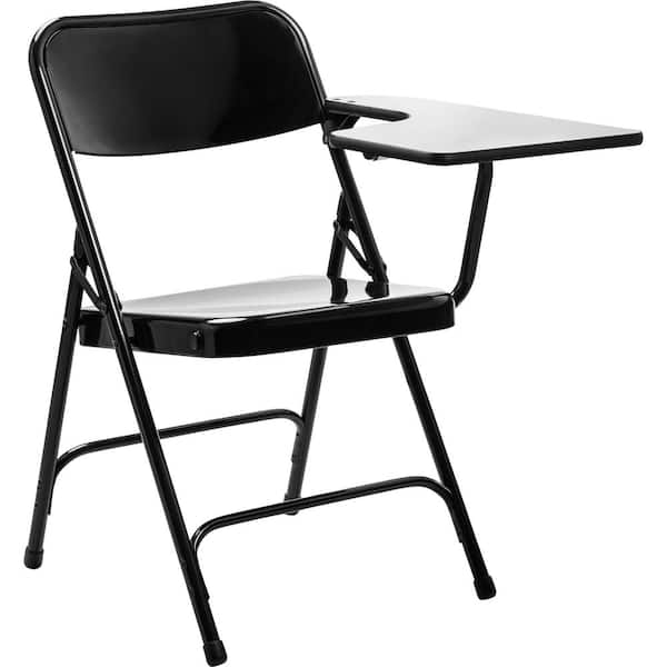 National Public Seating 5200 Series Black Tablet Arm 18-Gauge Steel Folding  Chair, Grey Nebula Left Arm (2-Pack) 5210L - The Home Depot