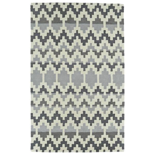 Kaleen Lakota Grey 4 ft. x 6 ft. Area Rug