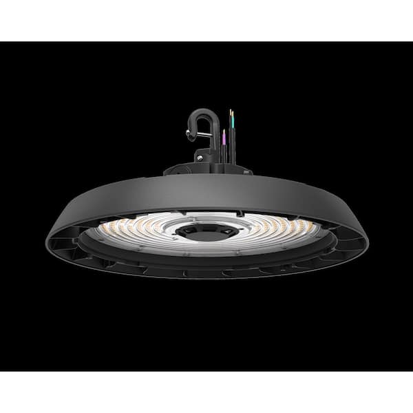1-Pack 14 in. Black Integrated LED Dimmable High Bay Light at 30000 Lumens, 5000K Daylight