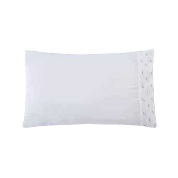 Harper Lane Mini Seagull Embroidered 4-Piece White Microfiber King Sheet  Set 15001A - The Home Depot