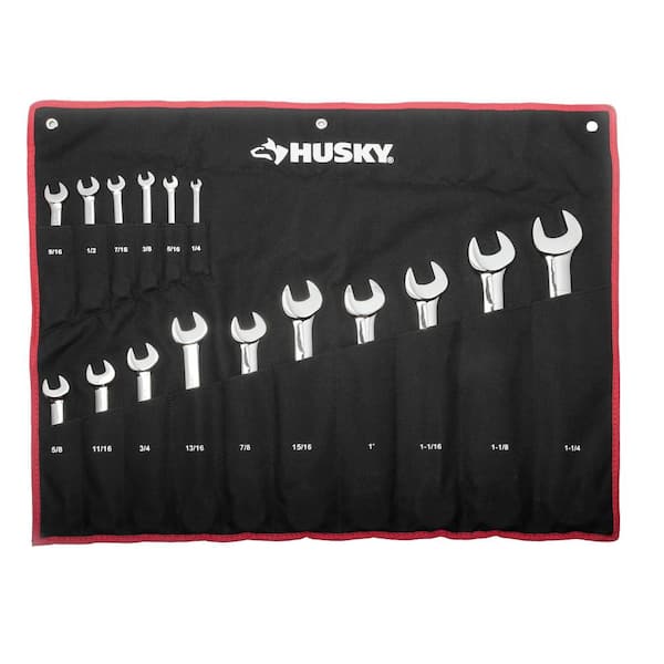 Husky 34 piece combination 2024 wrench set