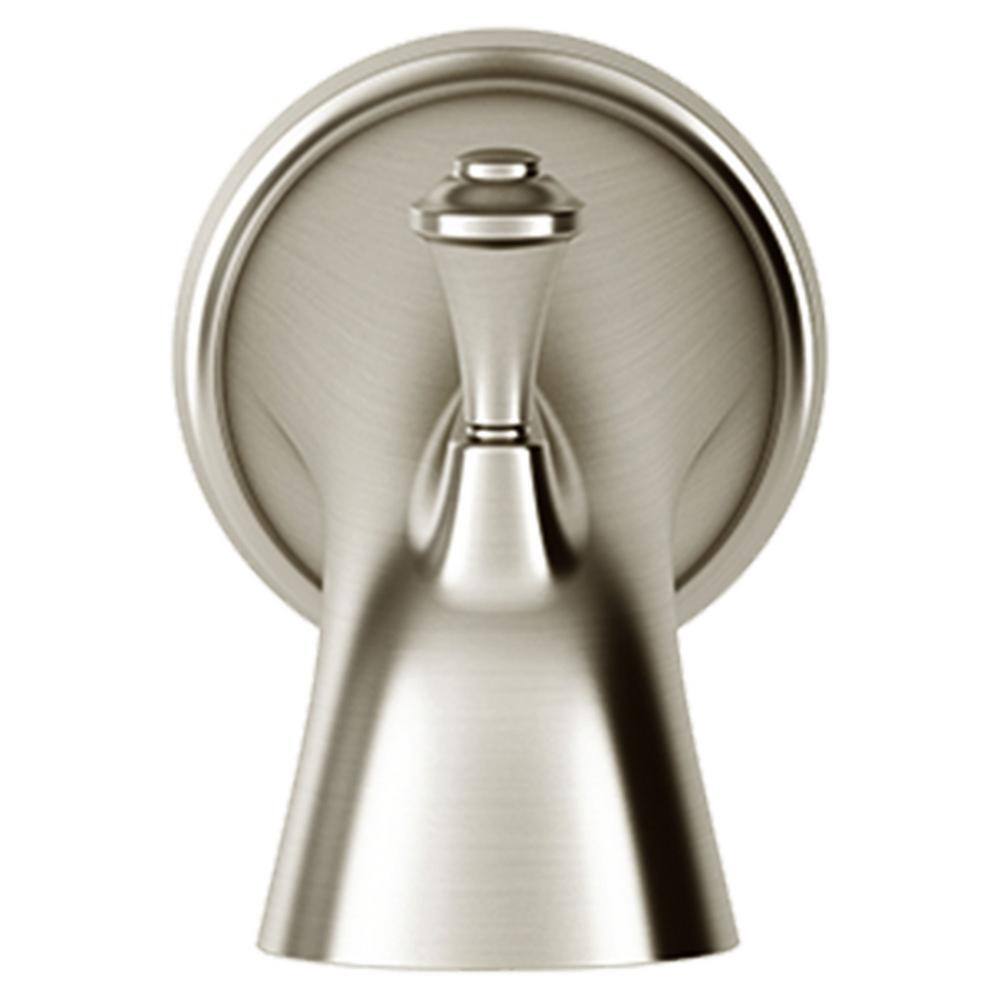 Brushed Nickel Wall Mounted Tub Spout with Diverter