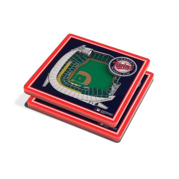 MLB Minnesota Twins 3D StadiumViews Coasters