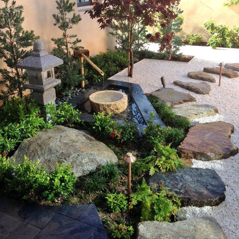White and Gray Crushed Stone Garden Pebbles, 20 lbs