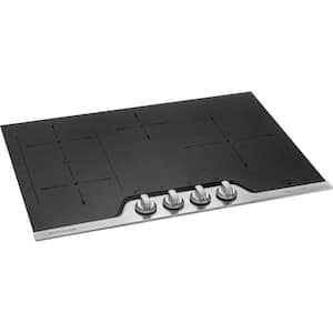 Professional 30 in. 4 Elements Induction Cooktop in Stainless Steel