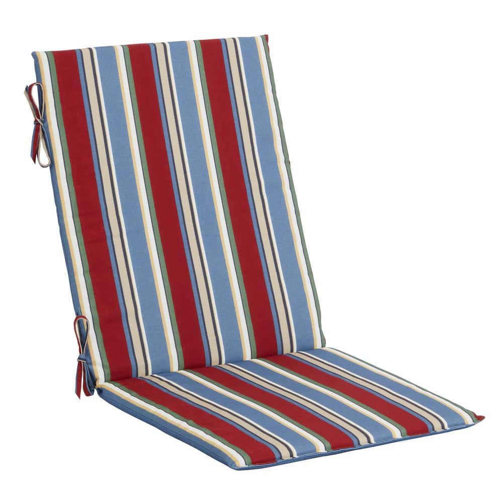 18.5 in. W x 18.5 in. D High Back Universal Outdoor Cushion in Lake Stripe (Set of 2) price history on PriceWatchPro