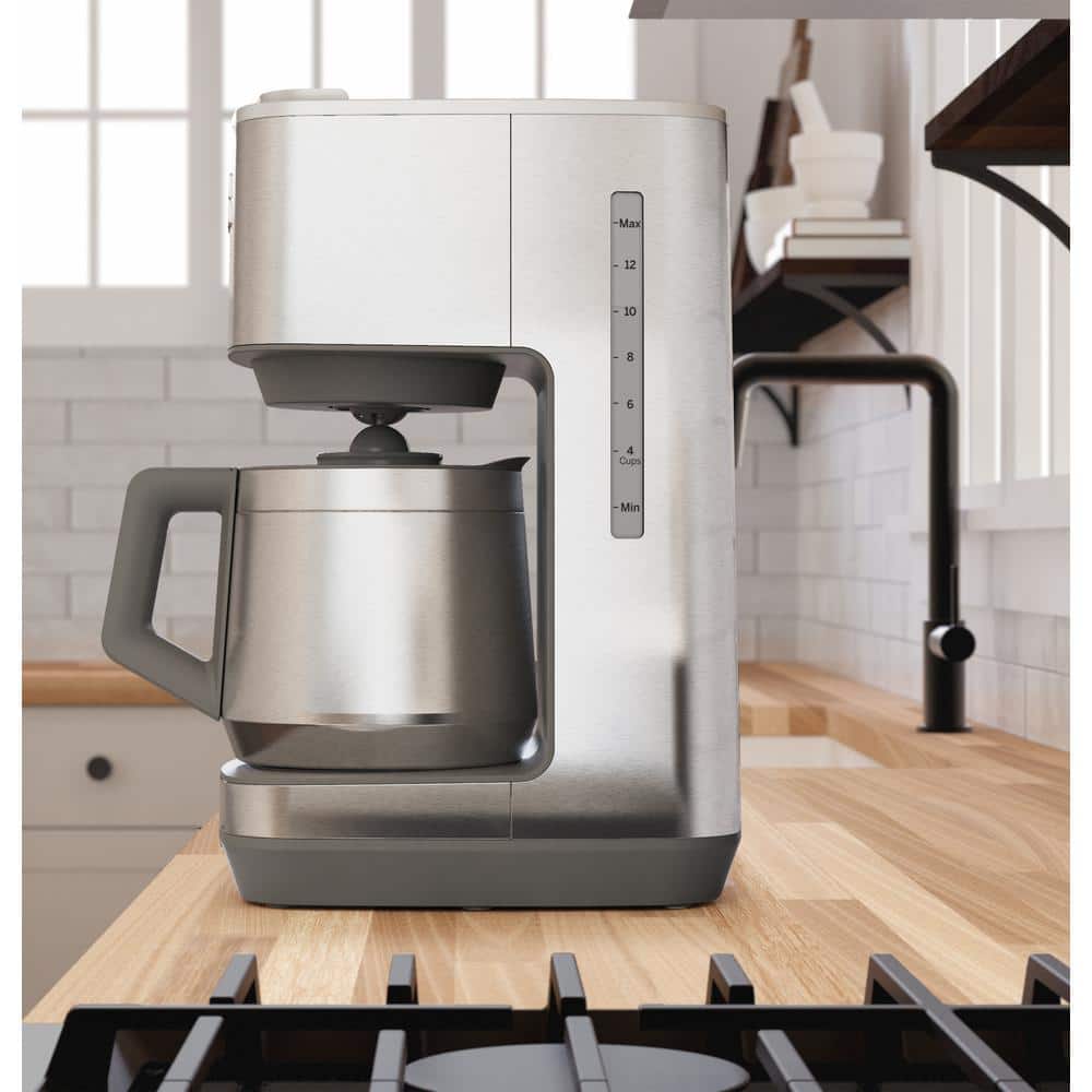Stainless Steel 10-Cup Programmable Drip Coffee Maker with Thermal Carafe
