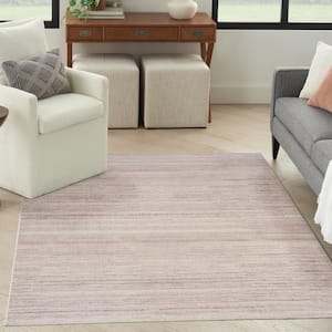 Washable Essentials Ivory Mocha 4 ft. x 6 ft. All-over design Contemporary Area Rug