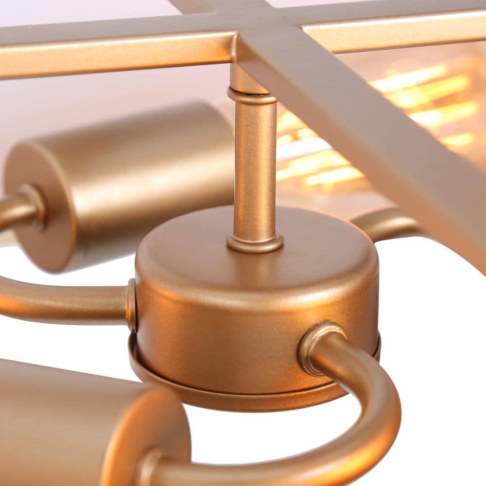 Rafa Matte Gold Drum Pendant Light with White Fabric Shade