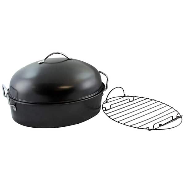Super Maid Cookware 10qt Roaster Dutch Oven With Lid and Rack 916B 