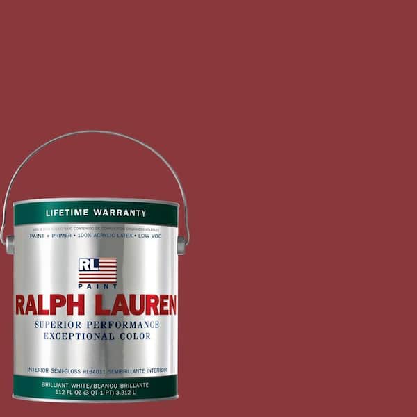 Ralph Lauren 1-gal. Stadium Red Semi-Gloss Interior Paint