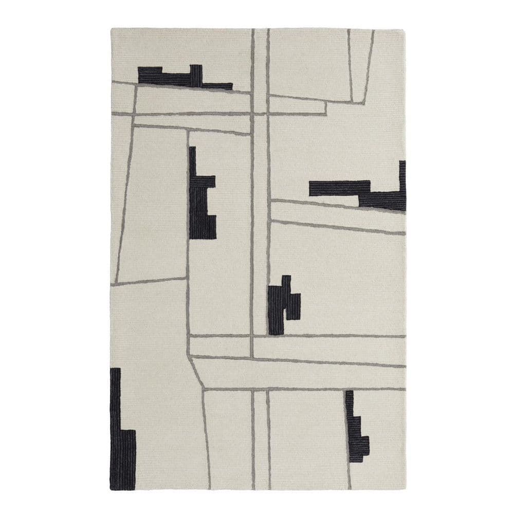 Gray, Ivory 2 ft. x 3 ft. Abstract Area Runner price history on PriceWatchPro