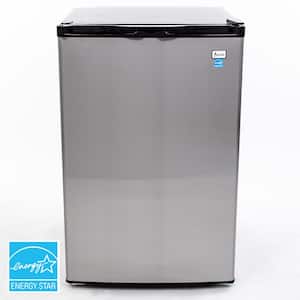 4.5 cu. ft. Mini Fridge with Freezer in Stainless Steel