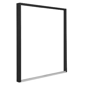 72 in. x 80 in. 200 Series Black Perma-Shield Vinyl Wrapped Pine Sliding Patio Door with Low-E Glass Left-Hand Frame Kit