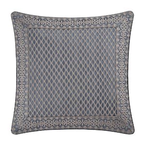 Leah Blue Polyester Euro Sham