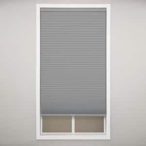 Anchor Gray Cordless Blackout Polyester Cellular Shades - 21.5 in. W x 48 in. L