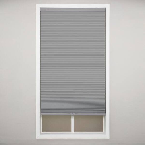 Perfect Lift Window Treatment Anchor Gray Cordless Blackout Polyester Cellular Shades - 50 in. W x 72 in. L