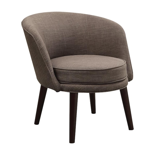 Acme Furniture Amari Stone Gray Linen Accent Chair