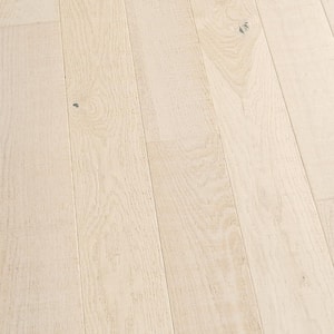 Take Home Sample - Light House French Oak Water Resistant Distressed Solid Hardwood Flooring - 5 in. x 7 in.